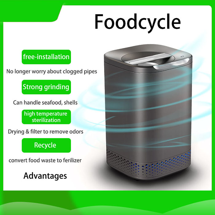 Foodcycle Indoor food waste recycler Household Kitchen Food waste composting machine Food waste dehydrator