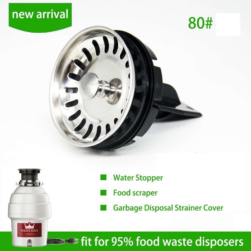 Drain Water Plug Food Scraper Multi-Functional Water Plug Dispenser